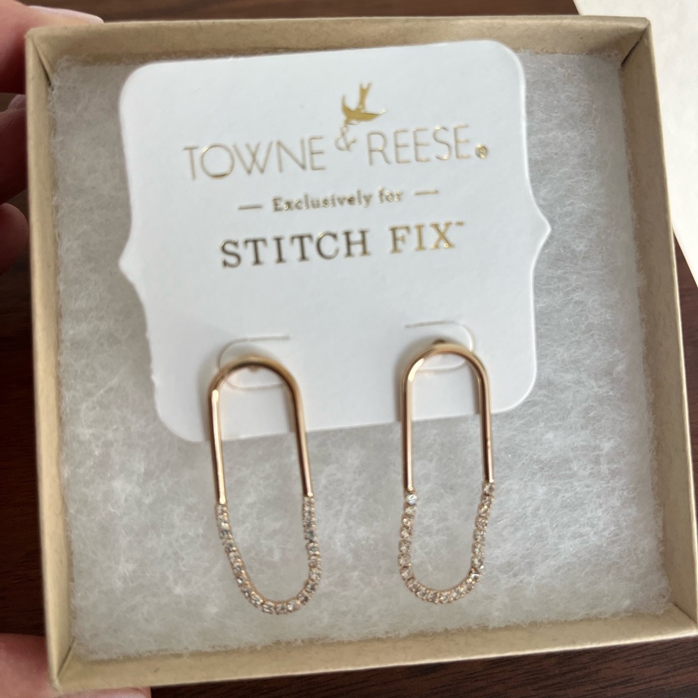 Towne & Reese Gold Earrings